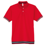 LIFEMAX 裾ラインリブポロシャツ(レディース)