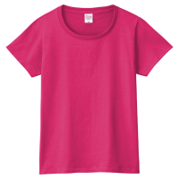 ピンク PrintstarヘビーウェイトTシャツ（レディース）