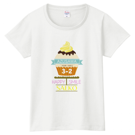 Printstarヘビーウェイトtシャツ レディース 無料テンプレート クラスt アイスクリーム作例詳細 オリジナルプリント