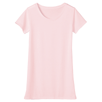 ピンク TRUSS チュニックTシャツ（レディース）