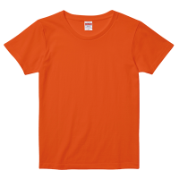オレンジ United Athle 5.6oz Tシャツ（レディース）