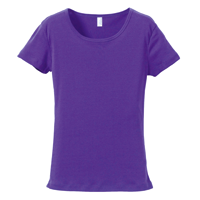 rucca 6.2oz CVCフライス Tシャツ（レディース）