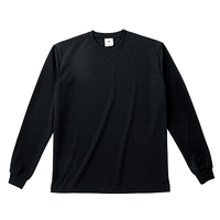 ブラック BEES BEAM 4.1oz ファイバードライ長袖Tシャツ