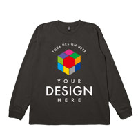 D-FACTORY 6.6oz ヴィンテージ長袖Tシャツ（1.6インチリブ）