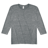 グレー TRUSS 4.4oz トライブレンド 七分袖Tシャツ
