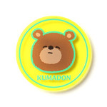 丸型アクリルマグネット(クリアイエロー)