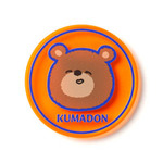 丸型アクリルマグネット(クリアオレンジ)