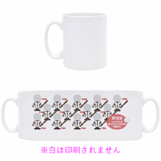 野球部員みんなの顔写真が入れられる記念マグカップをオリジナルでプリント　卒団記念のテンプレート　マグカップ（中）の無料デザインテンプレート