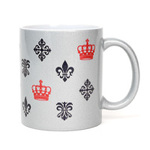 銀色マグカップ