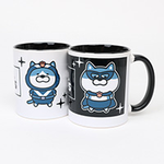 2トーンペアマグカップ(ブラック)