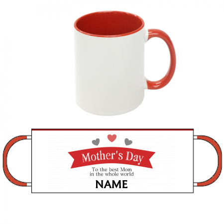 2トーンマグカップ 【2トーンマグカップ】母の日 Motheru0027s Day×NAME 