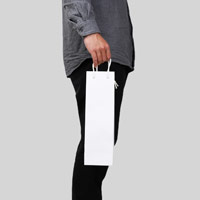 クラフトエンボスバッグ（BOTTLE）