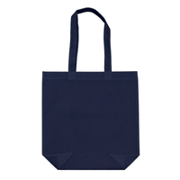 ブルー ノベルティ再生不織布バッグ（M）