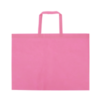 ピンク 不織布バッグ（大）
