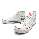 【アウトレット】ハイカットキャンバススニーカー(メンズ)