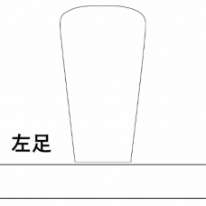 鮮やかなフルーツ柄がおしゃれなハイカットスニーカーをオリジナルでプリント　スニーカーのテンプレート