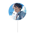 フルカラー印刷 まん丸うちわ(S)