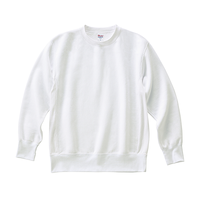 ホワイト Printstar 12.0oz ヘビーウェイト クルーネックスウェット(裏起毛)