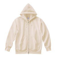 ベージュ Printstar 12.0oz ヘビーウェイト ジップパーカー（裏起毛）