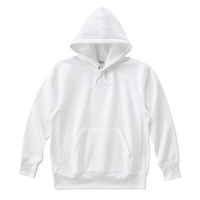 ホワイト Printstar 12.0oz ヘビーウェイト プルパーカー(裏起毛)