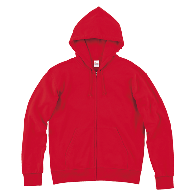 シルバースターフードパーカー　レッド ５千円以下大人男性に合う、安くてお洒落なパーカー（レッド系