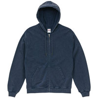 United Athle 8.8oz オープンエンド フェードウォッシュ スウェット フルジップパーカー（裏パイル）