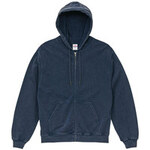 United Athle 8.8oz オープンエンド フェードウォッシュ スウェット フルジップパーカー（裏パイル）