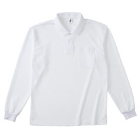 BEES BEAM 4.3oz 長袖アクティブポロシャツ（ポケット付き）