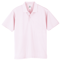 ピンク GLIMMER 4.4oz ドライポロシャツ インクジェット加工