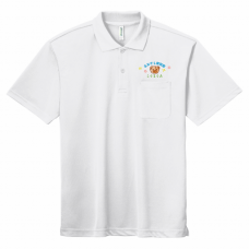 幼稚園・保育園の先生に！クマさんのイラスト入りスタッフポロシャツをオリジナルでプリント　スタッフTシャツのテンプレート　GLIMMER 4.4oz ドライポロシャツ（ポケット付）の無料デザインテンプレート