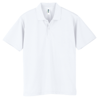 ホワイト GLIMMER 4.4oz ドライポロシャツ