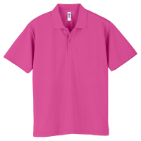 ピンク GLIMMER 4.4oz ドライポロシャツ