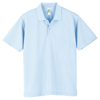 ブルー GLIMMER 4.4oz ドライポロシャツ