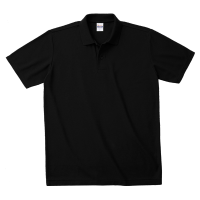 ブラック Printstar 4.9oz カジュアルポロシャツ