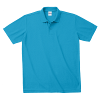 ブルー Printstar 4.9oz カジュアルポロシャツ
