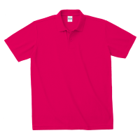 ピンク Printstar 4.9oz カジュアルポロシャツ