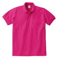 ピンク Printstar 5.8oz ベーシックポロシャツ