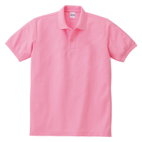 ピンク Printstar 5.8oz ベーシックポロシャツ
