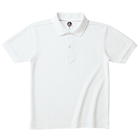 ホワイト TRUSS 5.0oz ベーシックスタイル ポロシャツ