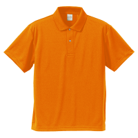 オレンジ United Athle 4.1oz ドライアスレチック ポロシャツ