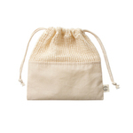 オーガニックコットンネット巾着(M)