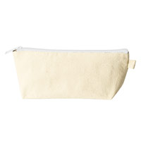 カラーファスナーキャンバスロングポーチ