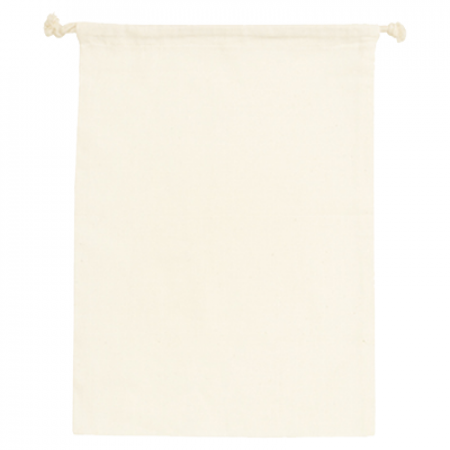 コットン巾着 M 花と小鳥のイラスト入り巾着をオリジナルでプリント 入学祝いのテンプレート作例詳細 オリジナルプリント