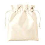 サテンフリル巾着(M)