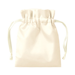 サテンフリル巾着(S)