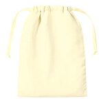 スウェード風巾着（L）