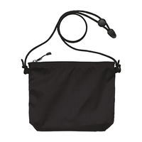 ブラック ライトナイロンリップストップ サコッシュ