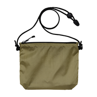 グリーン ライトナイロンリップストップ サコッシュ