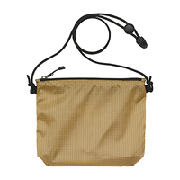 ベージュ ライトナイロンリップストップ サコッシュ