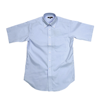 ブルー AITOZ 半袖シャツ